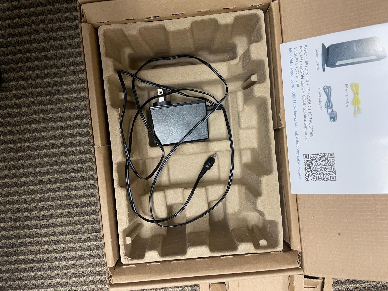NETGEAR CM1000 DOCSIS 1000Mbps Cable Modem (CM1000-1AZNAS)