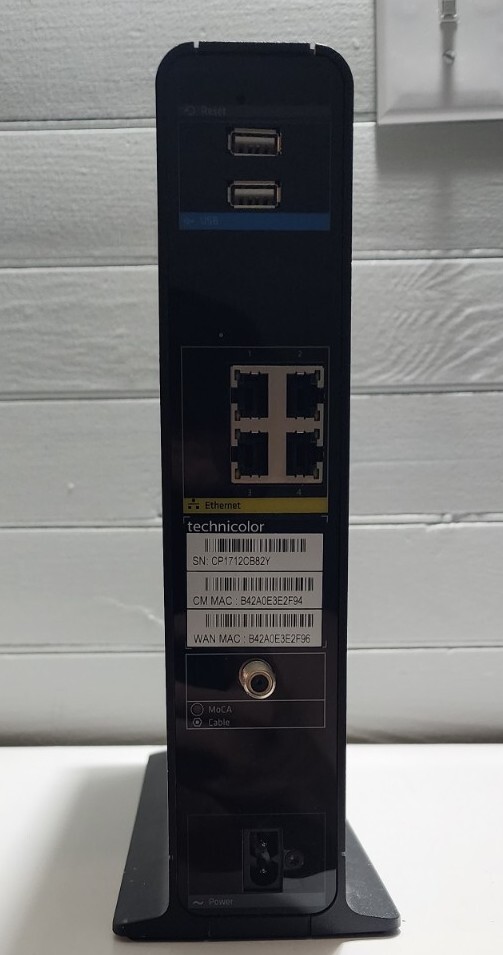 Technicolor TC8715D Wireless DOCSIS 3.0 Cable Modem