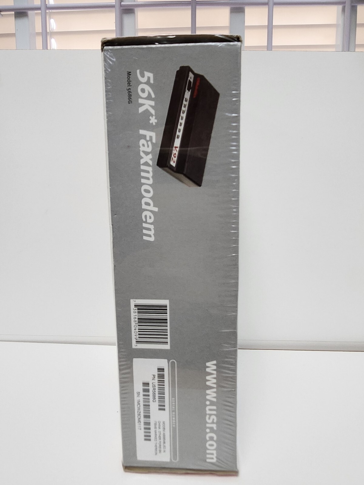 USRobotic V92 & V90 ITU Standard 56K External Faxmodem _ Model 5686G