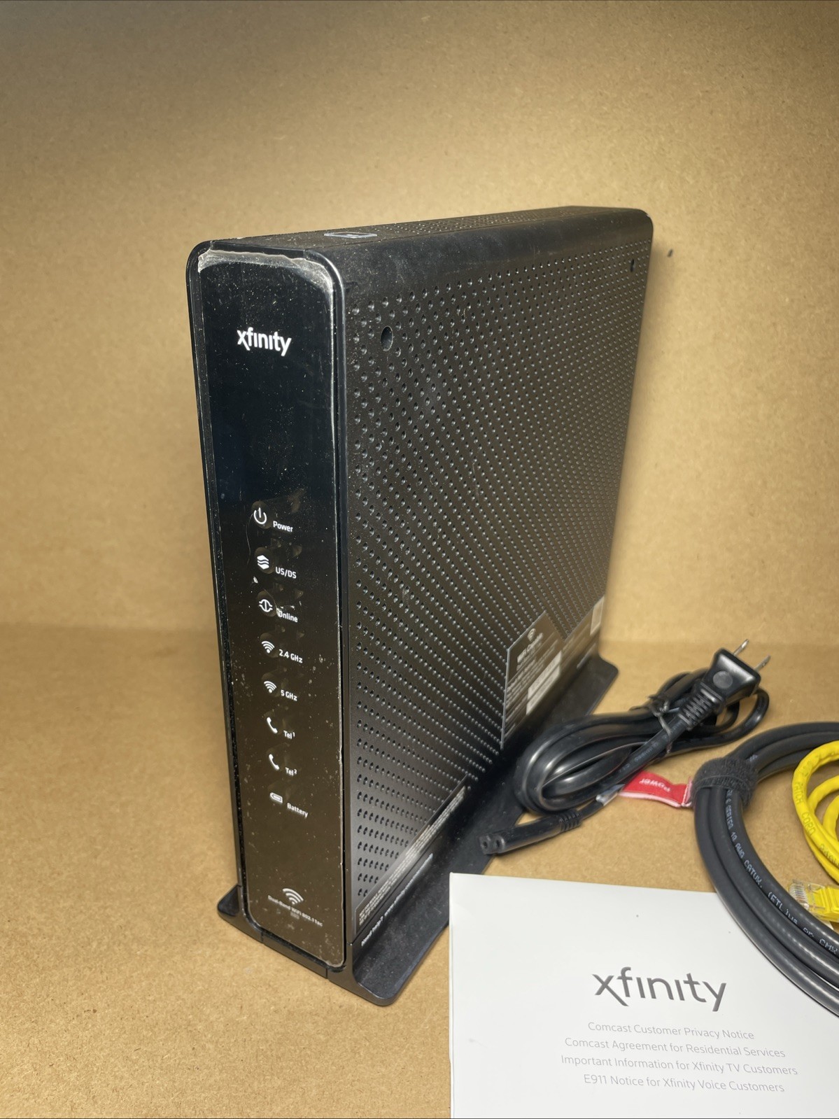 Xfinity Arris TG1682G Dual Band Wireless 802.11ac Cable Modem and Wi-Fi Router