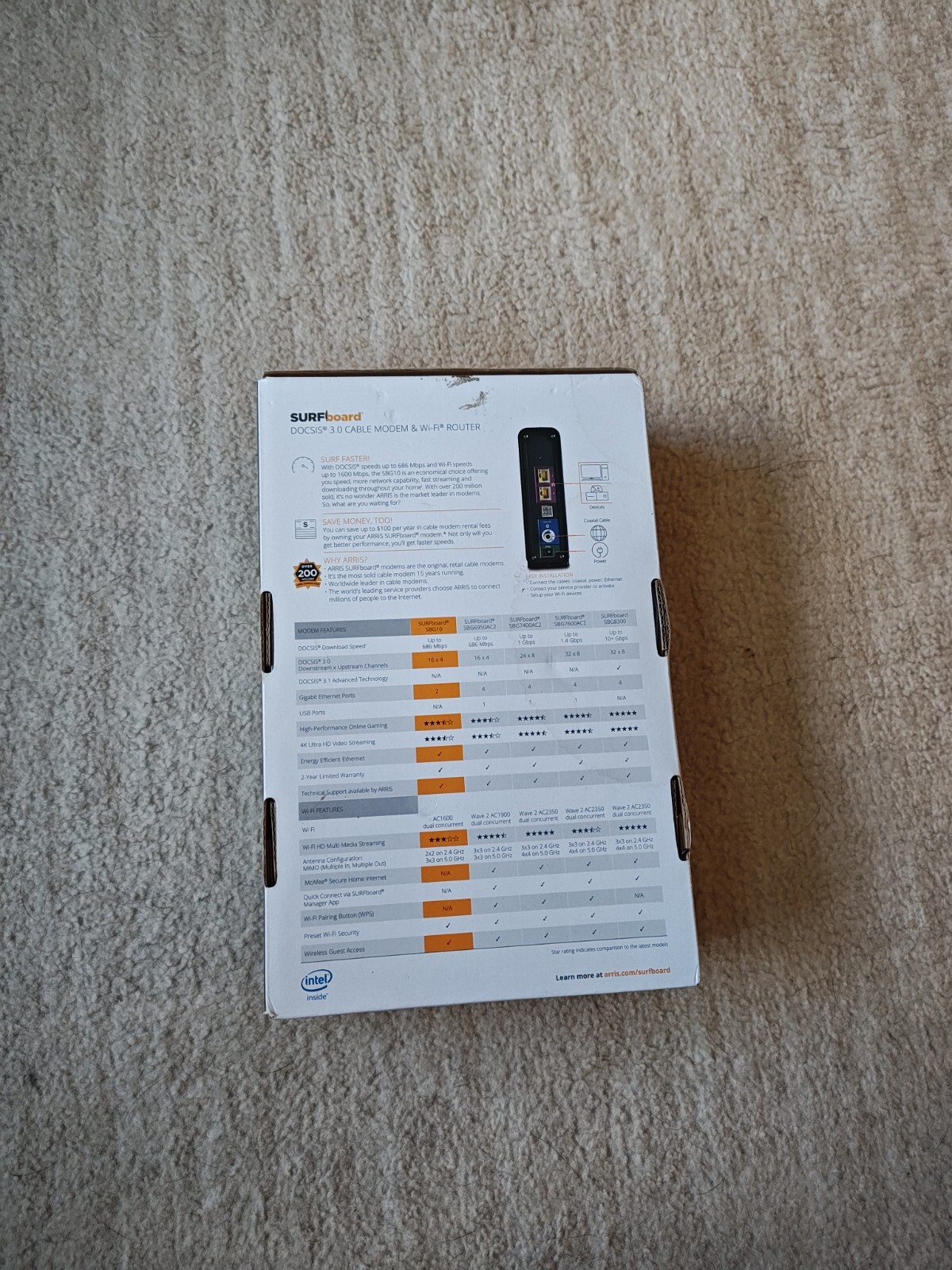 Dual-Band Cable Modem/Router