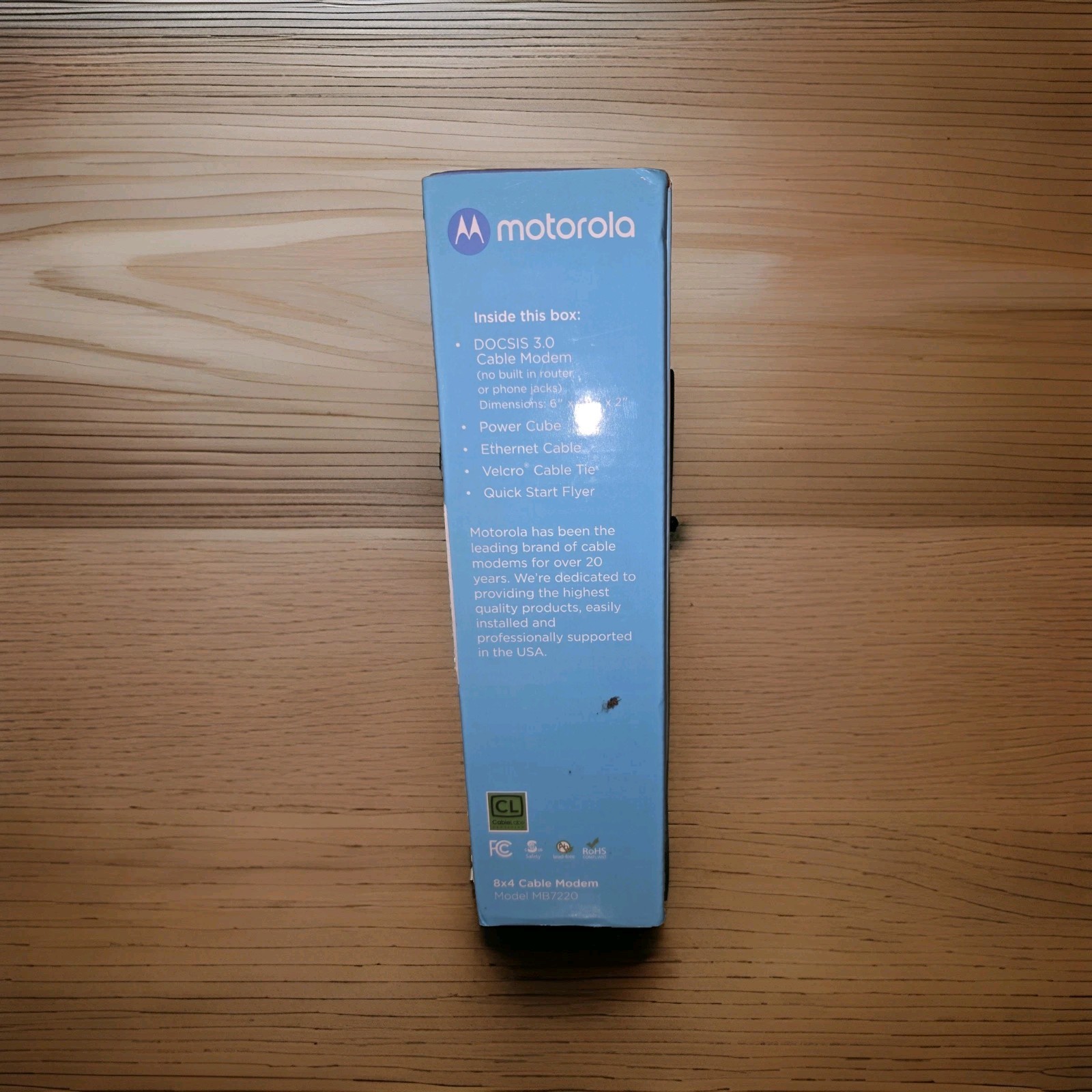 Motorola 8×4 Cable Modem