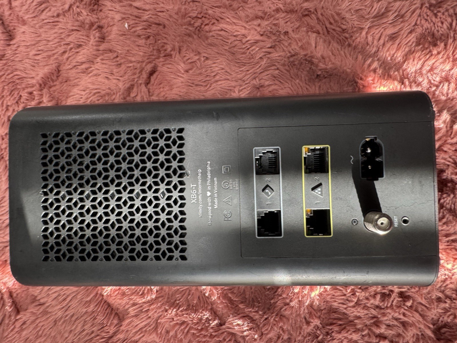 XFINITY Comcast XB6-T WiFi Router and Modem Black Power Cord