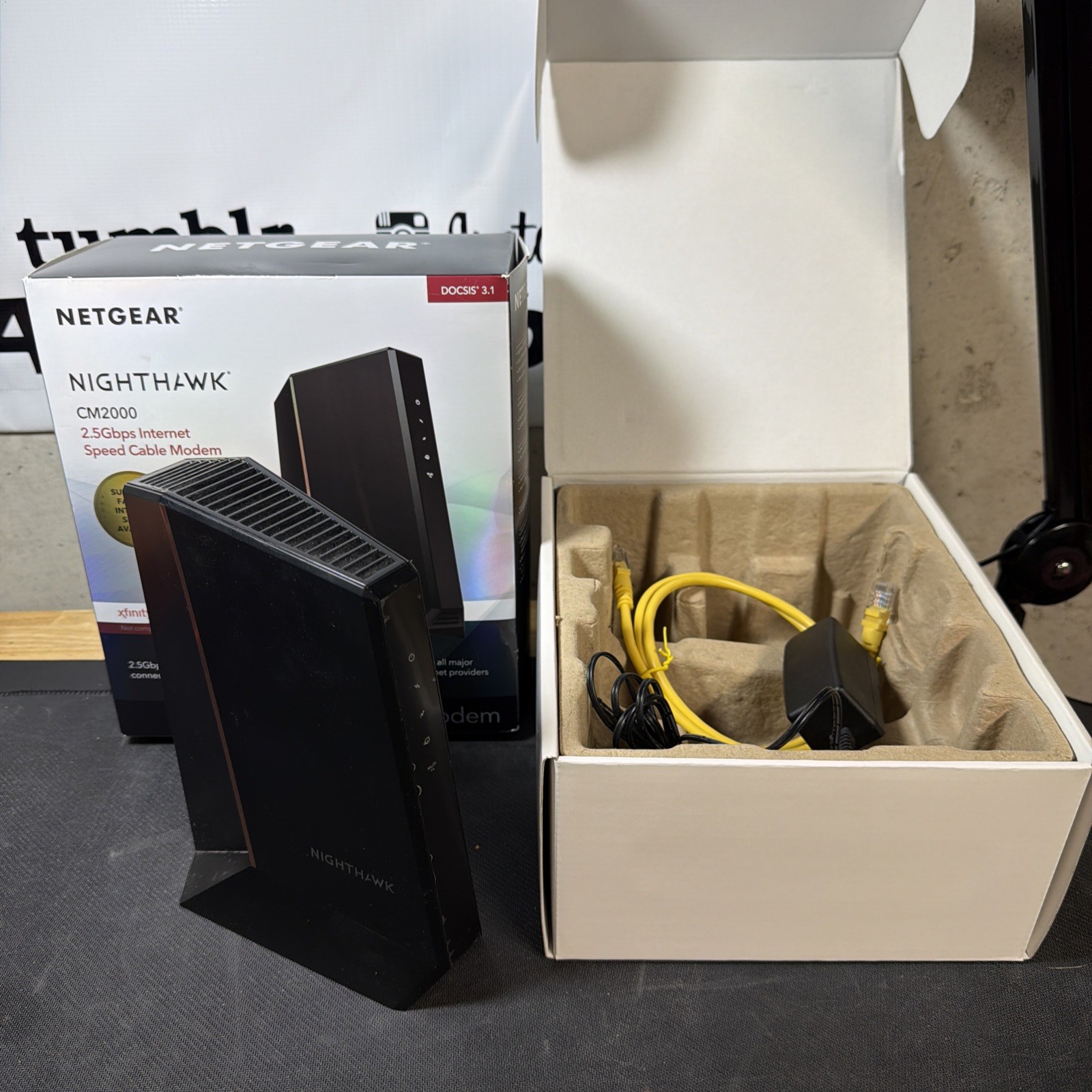 NETGEAR Nighthawk CM2000 DOCSIS 3.1 Multi-Gig 2.5Gbps Cable Modem USA SHIP!