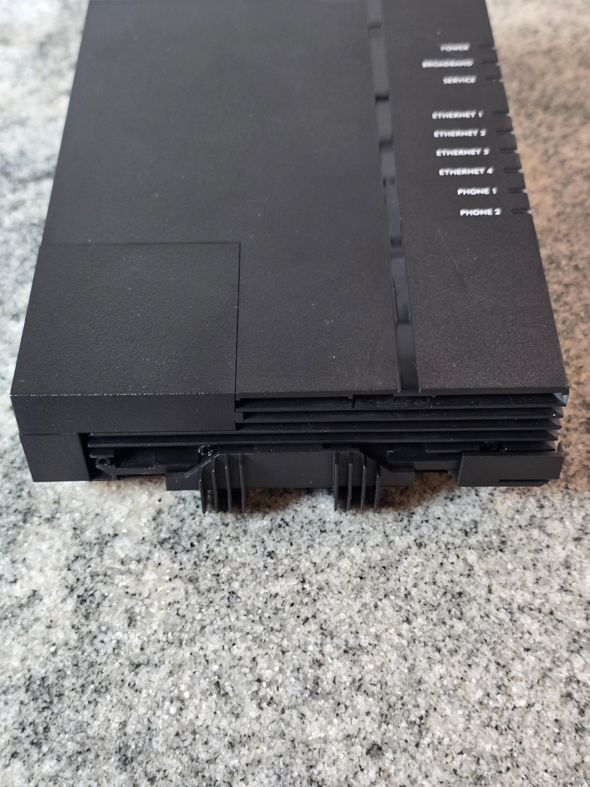 Calix 716GE-I R2 Gigabit Ethernet ONT Modem Router 4-Port Phone Black Gateway