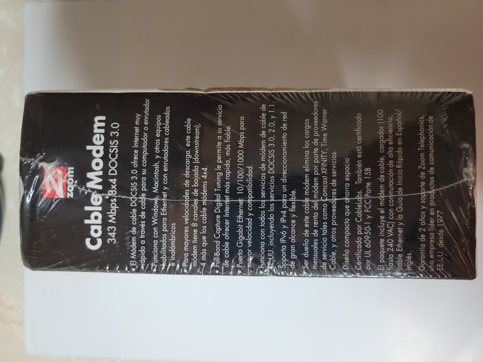New! Sealed! Zoom DOCSIS 3.0 High-Speed Cable Modem 5345