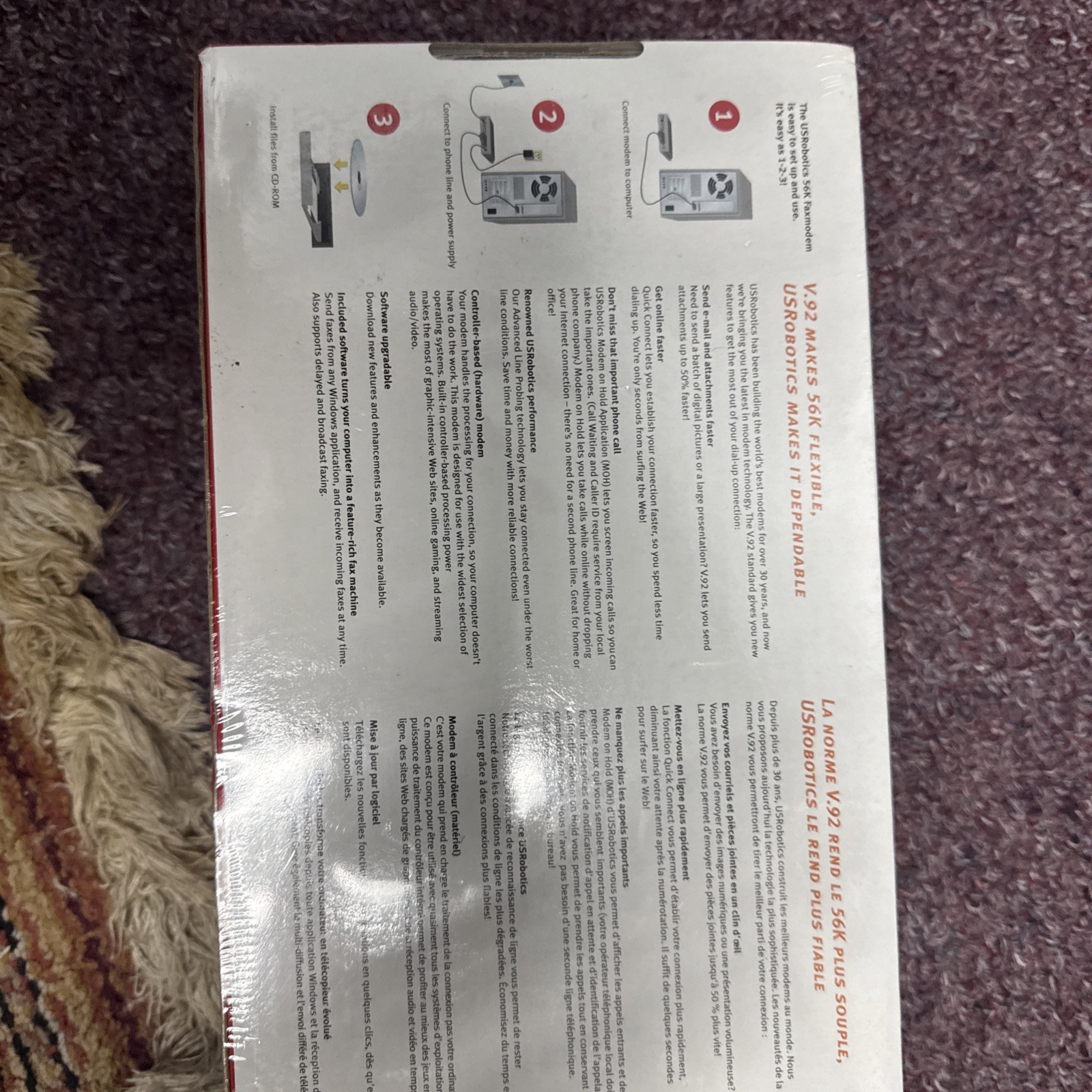 USRobotics Courier V.92 Everything 56K FaxModem