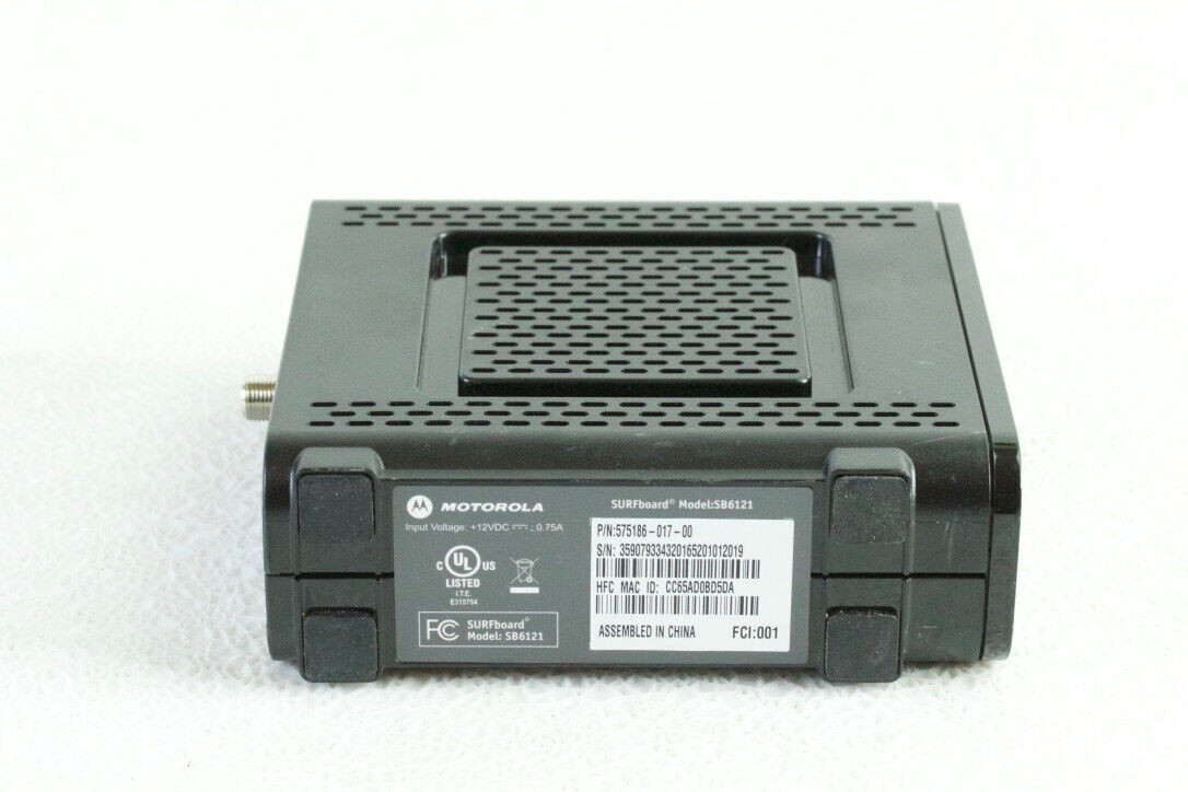Arris SB6121 SURFboard Modem (Black) L689