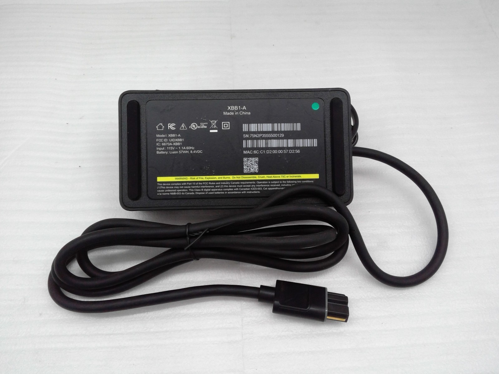 Arris touchstone XBB1-a Battery backup devices For XB6 cable modem 57WH 8.4VDC