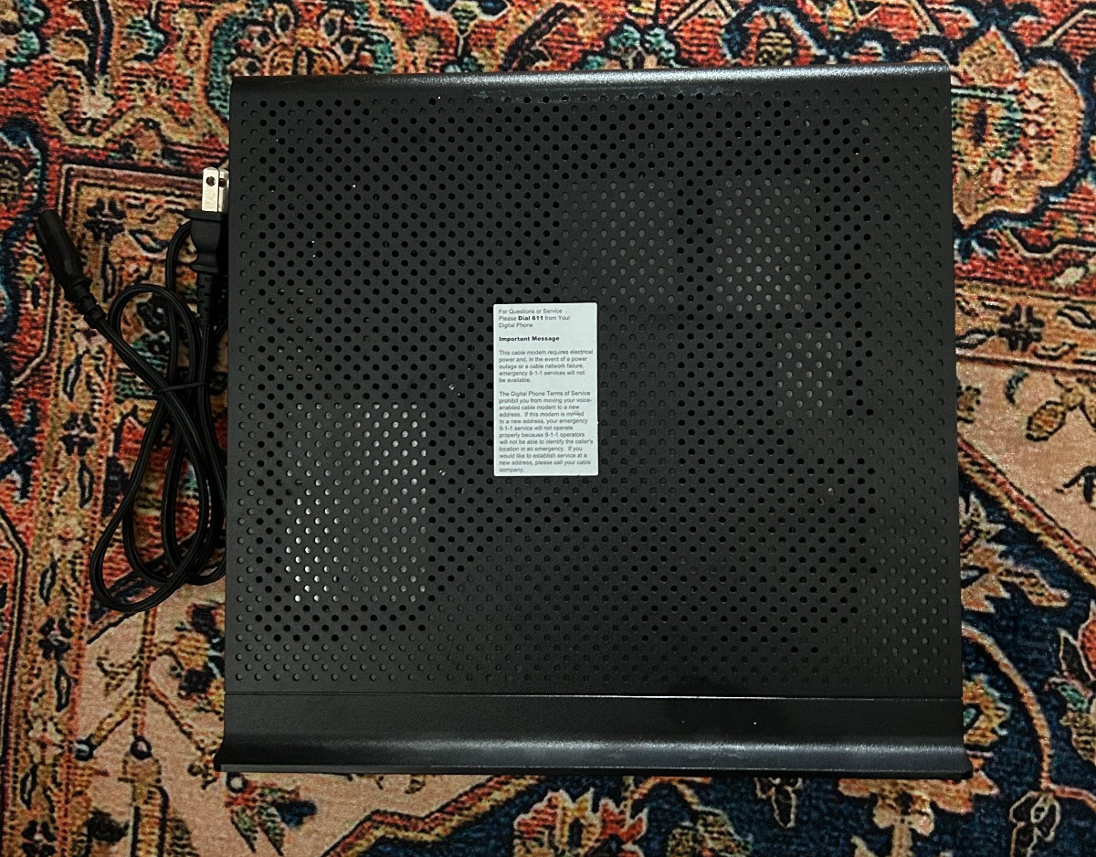 ARRIS TG1682G Wireless Modem Router – Black