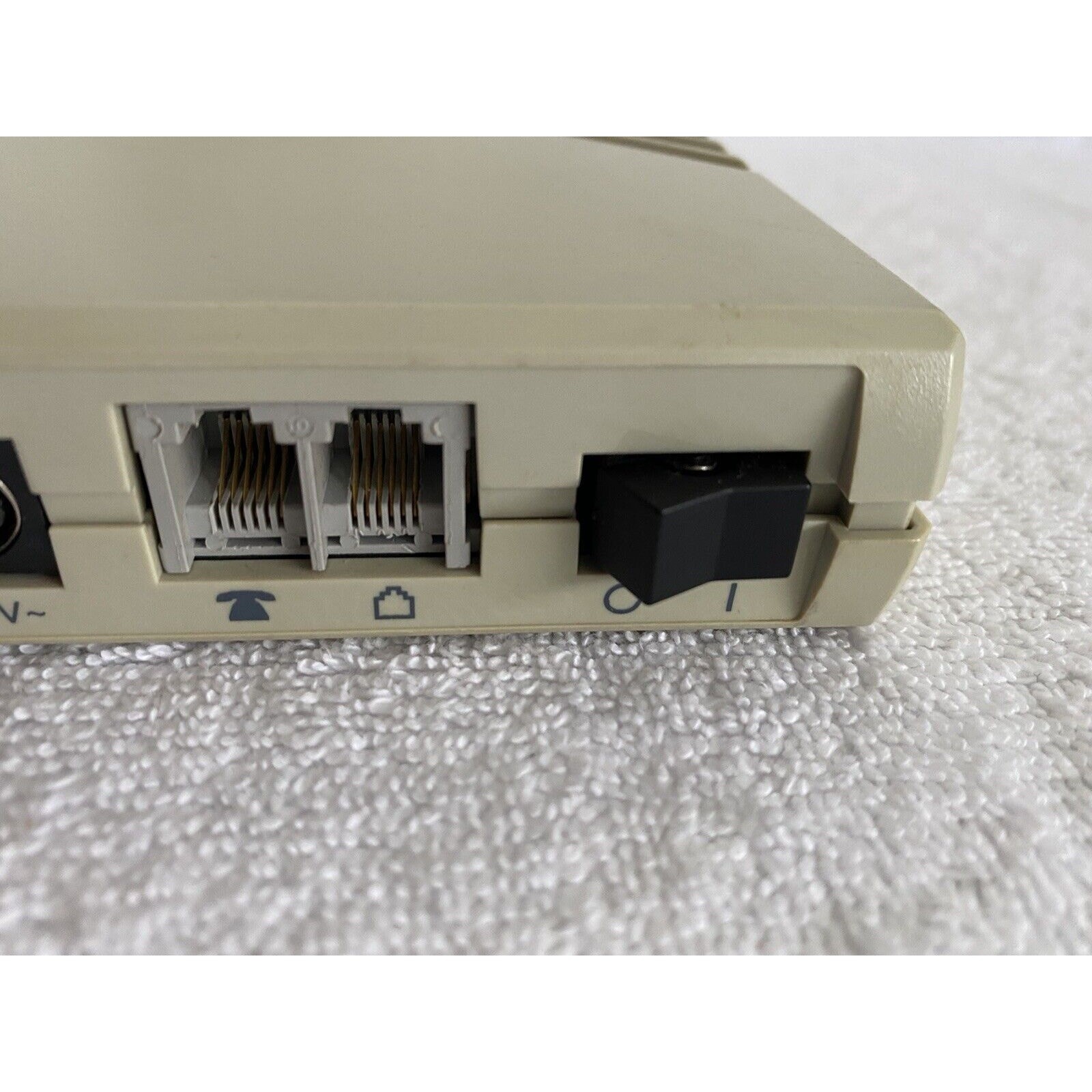 Global Village Communication Model A800 Teleport/Gold Fax Modem With Adapter!