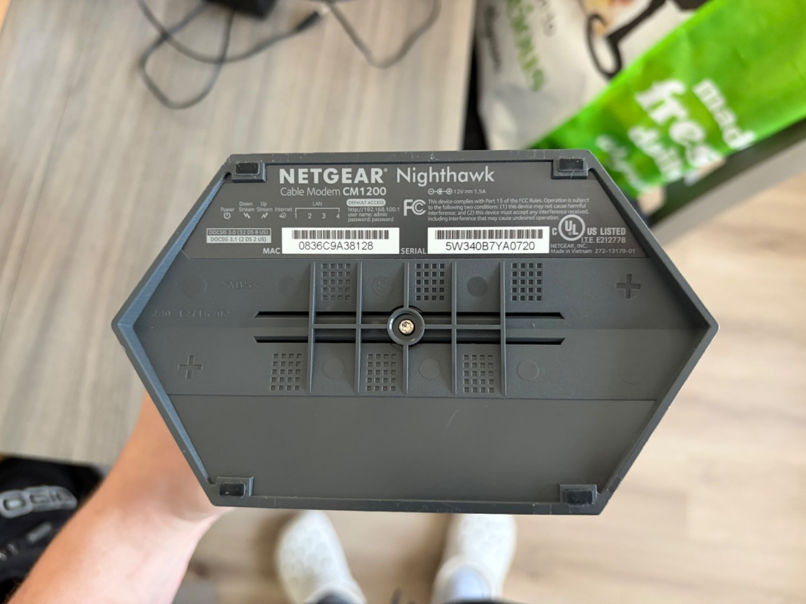 Netgear Nighthawk CM1200 Cable Modem