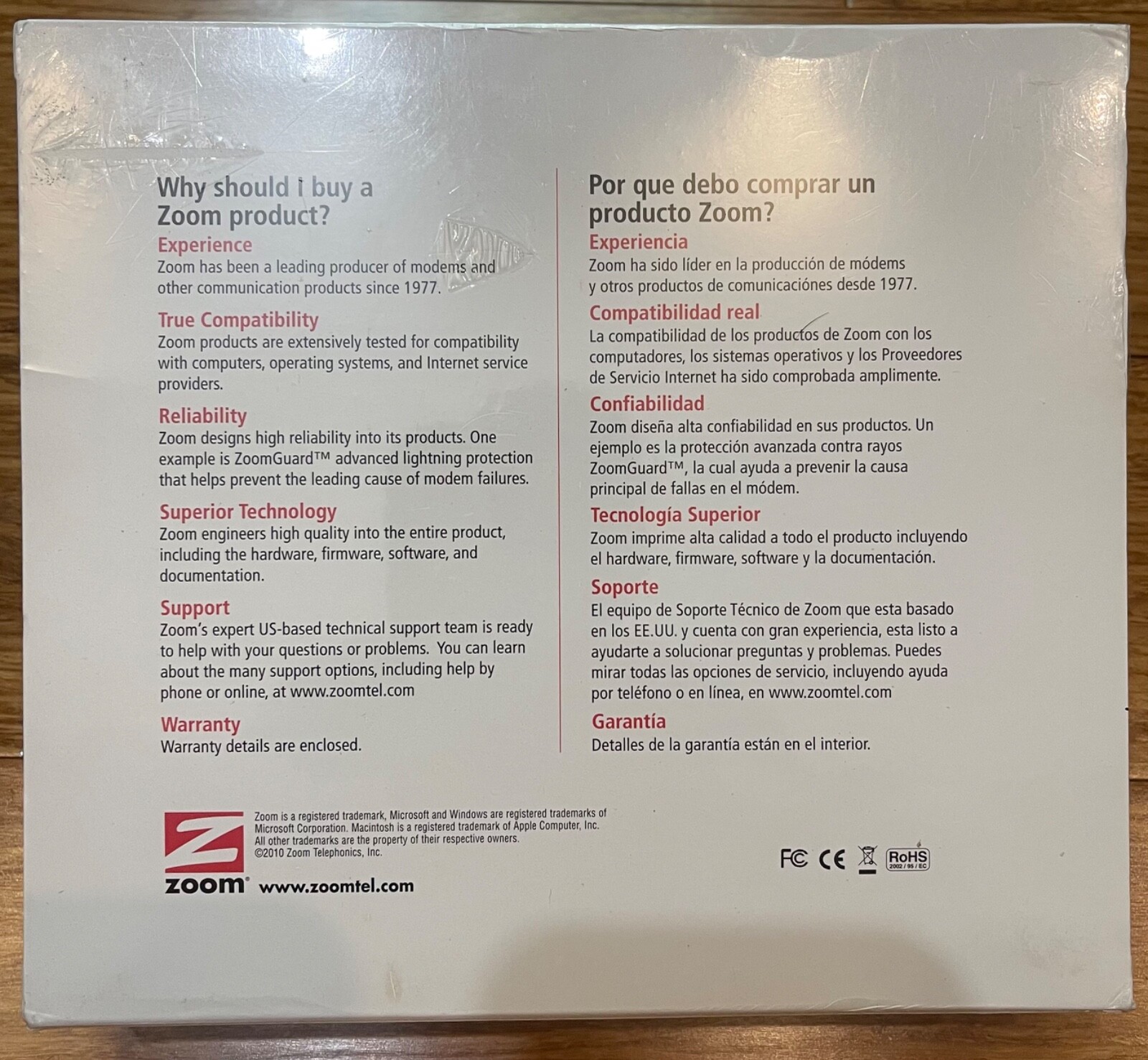 External RS-232 56k V.90 FaxModem Model 2949 for PC & Mac – Factory Brand New
