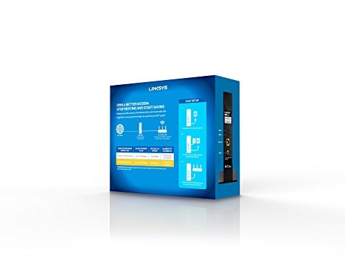 NO WIFI – LINKSYS HIGH SPEED DOCSIS 3.0 24X8 CABLE MODEM CM3024
