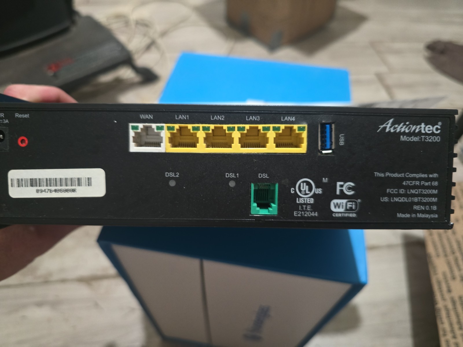 Kinetic By Windstream Wifi Modem T3200 With Power Cord