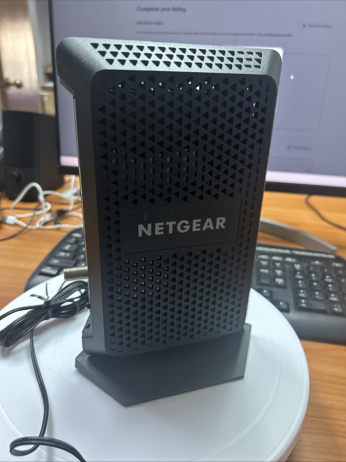 NETGEAR CM600 DOCSIS 3.0 24×8 960 Mbps Xfinity Spectrum Cox – Tested & Working