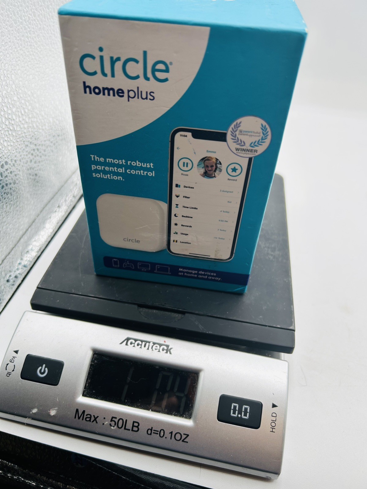 Circle Home Plus Parent Control Hub Device open box