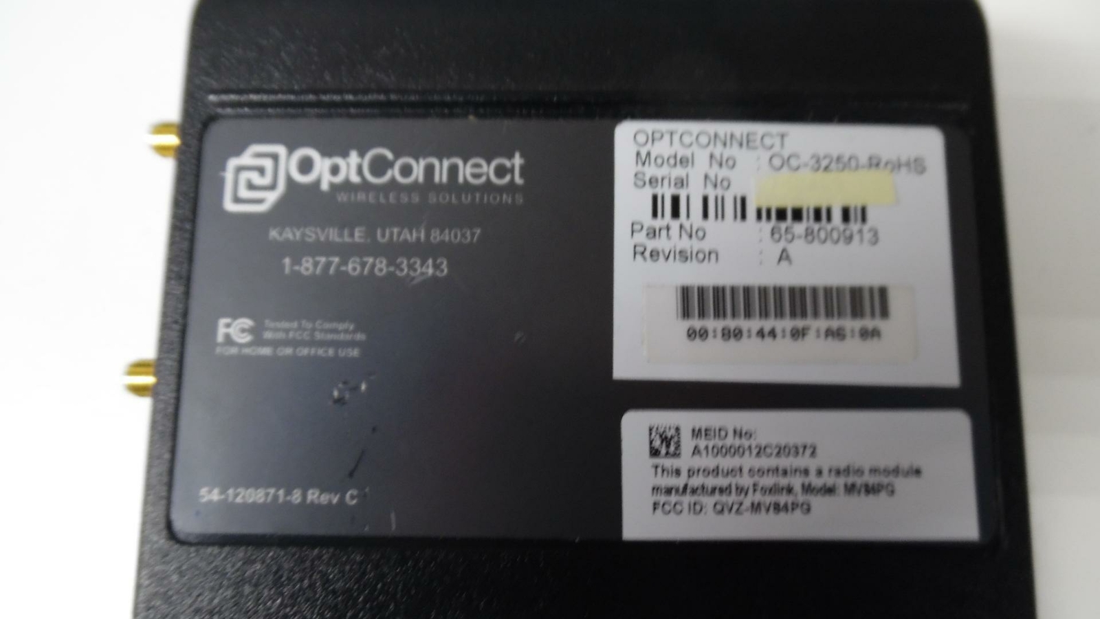 OptConnect OC-3250-RoHS 3G Wireless Modem for ATM – Tested