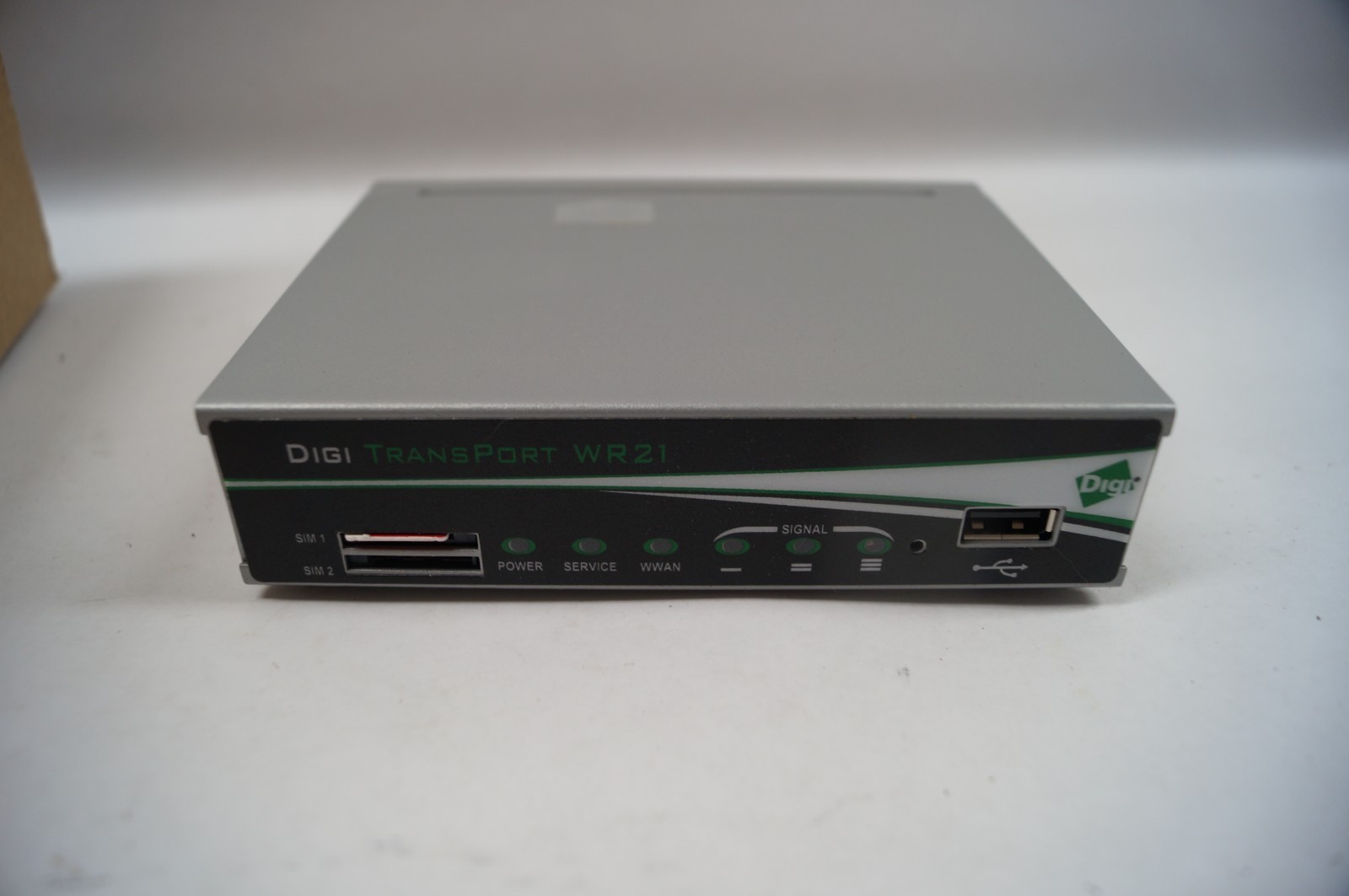 DIGI TransPort WR21 WR21-L52B-DE1-SU Cellular Router Original Box WORKING D332