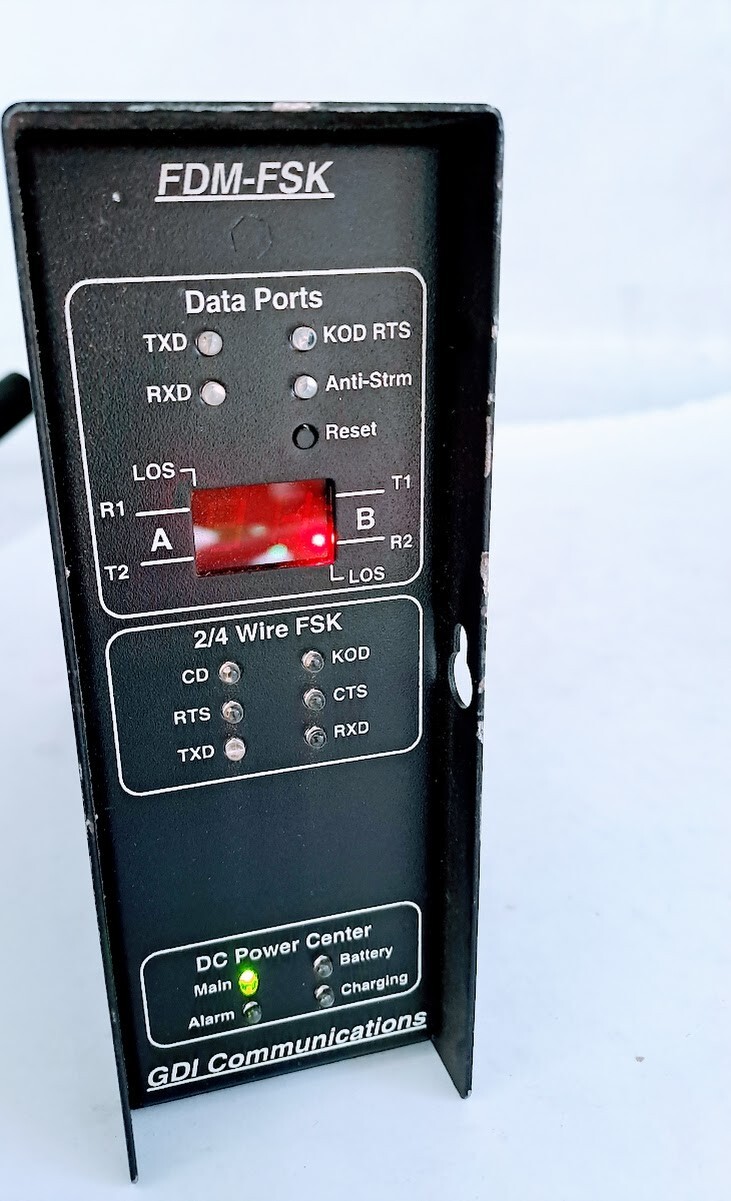 GDI Communications FDM-FSK Fiber Optic Modem