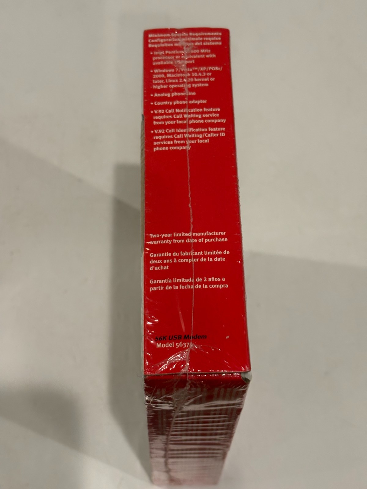 USRobotics 56K USB Modem High-Performance V.92 Model 5637 New Sealed In Box