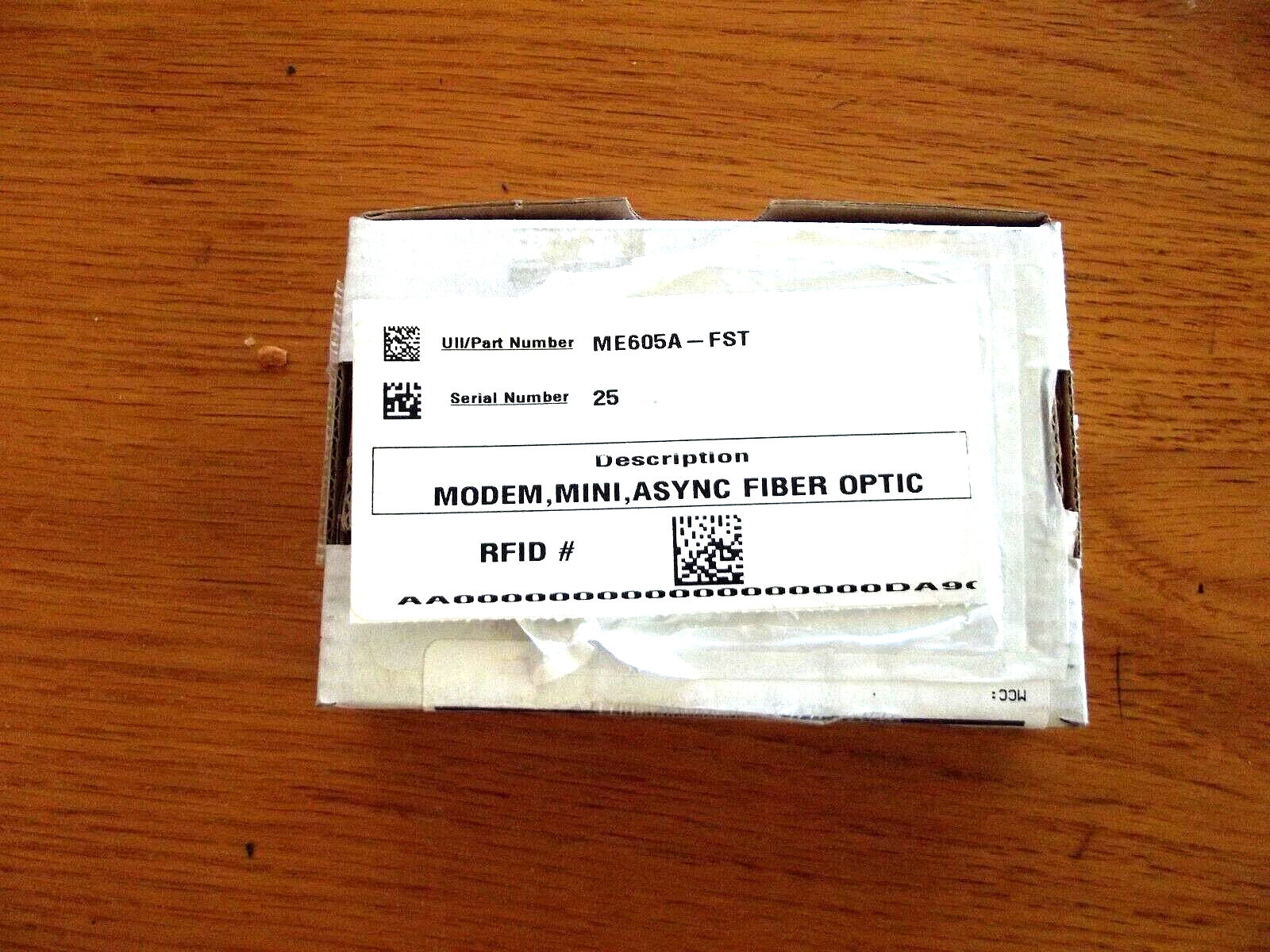 Black Box ME605A-FST Async Fiber Optic Modem, nsn 6030-01-484-0476