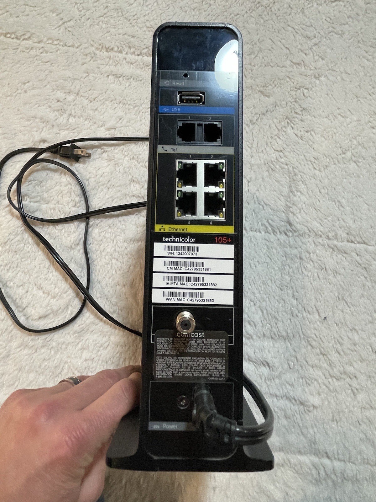 TECHNICOLOR TC8305C WIRELESS MODEM