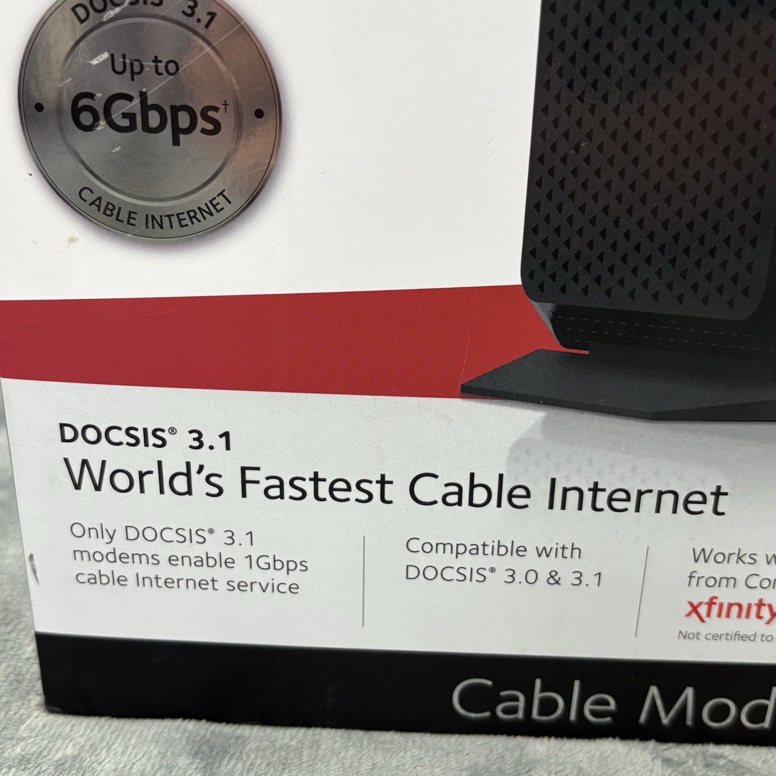 NETGEAR CM1000 High-Speed Cable Modem (Upto 6 Gbps)