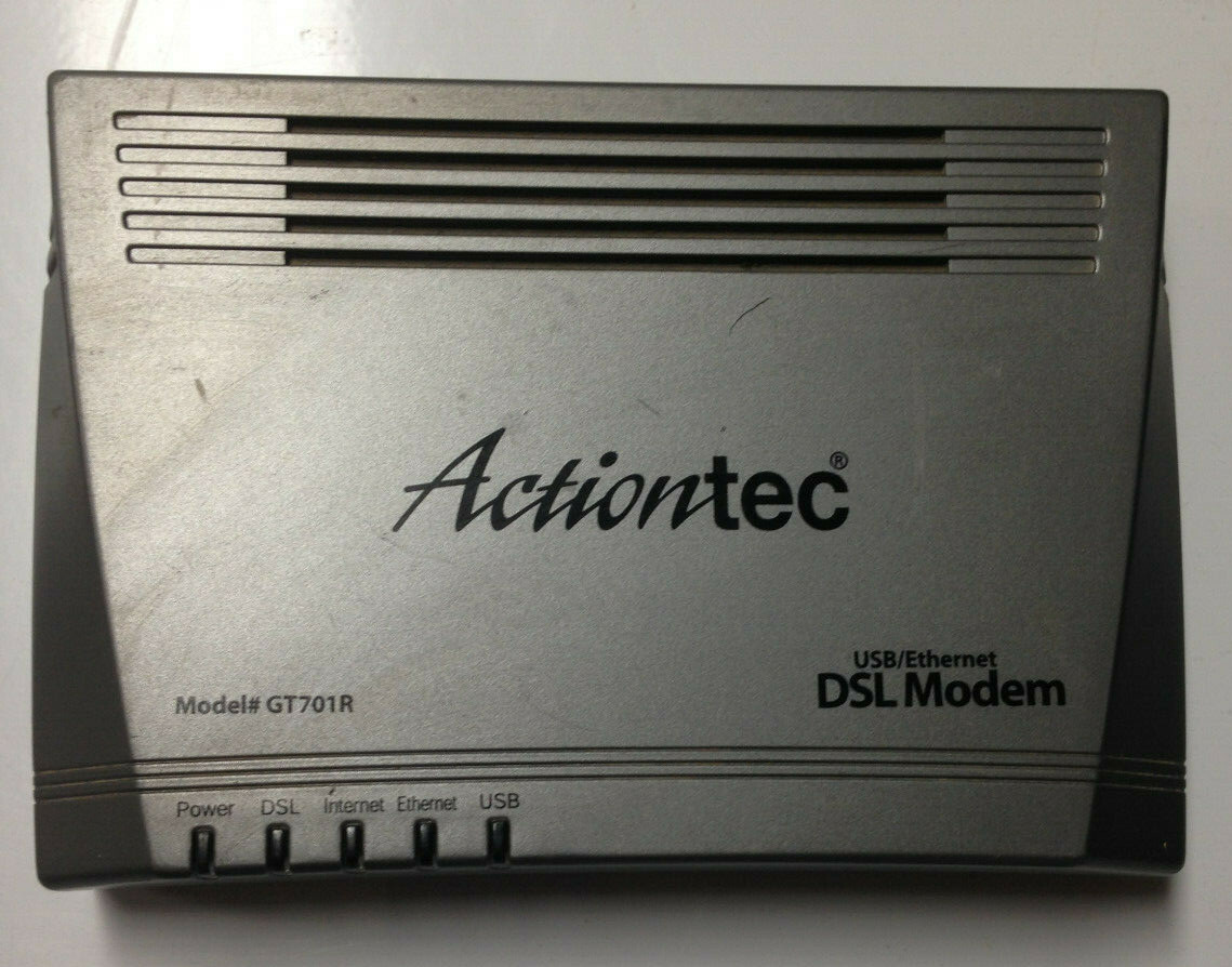 Actiontec USB Ethernet DSL Modem GT701R 