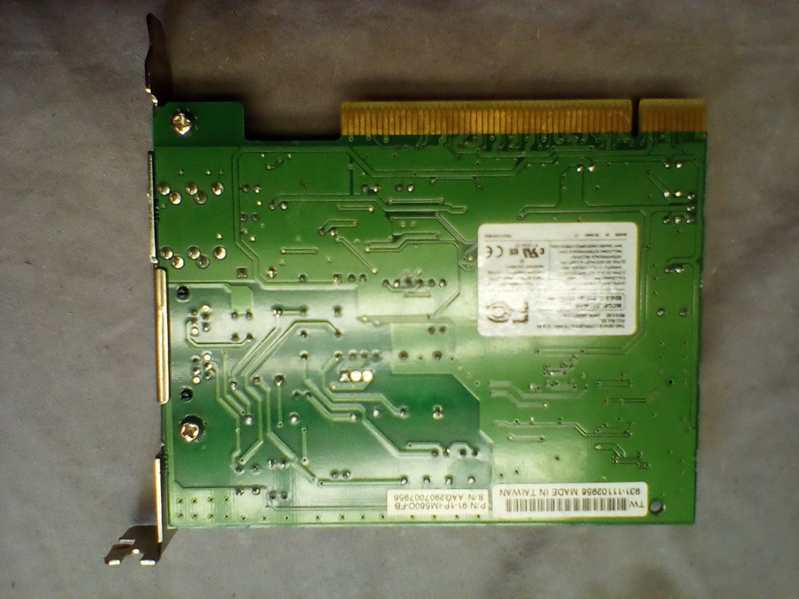 56K voice fax modem, internal V.90 standard, PCI, 91-1P-IM560C