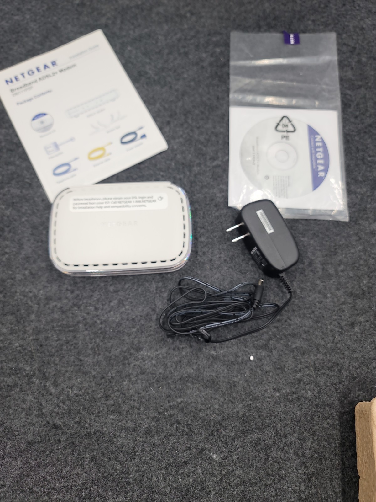 Netgear DM111PSPv2 ADSL2+ Modem High-Speed DSL Internet Modem Router