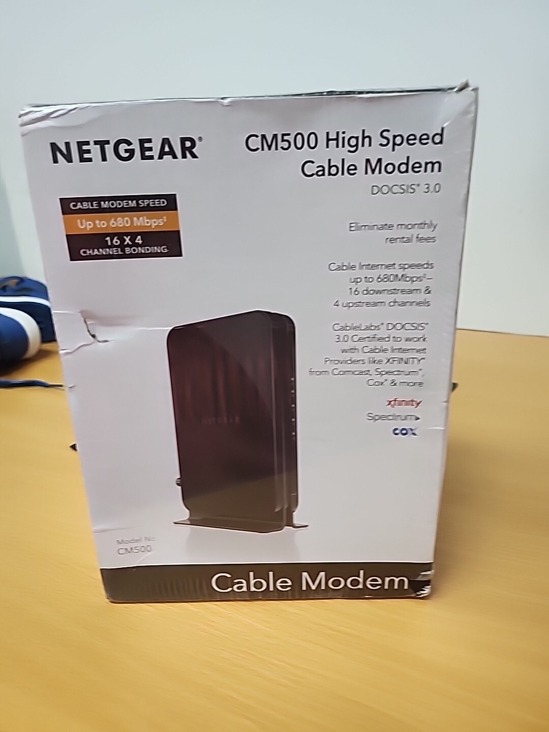 NETGEAR CM500 (CM500100NAS) 680 Mbps – Black