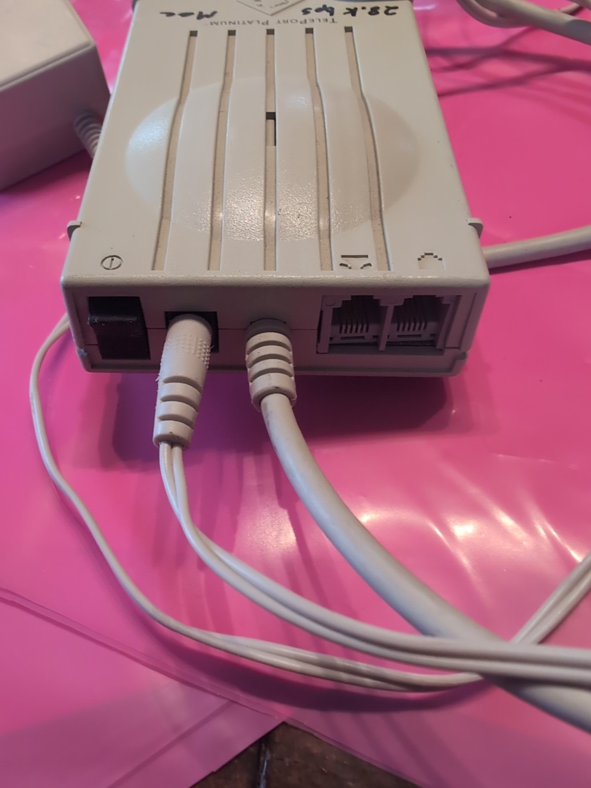 Global Village Teleport Platinum Fax/Modem A812 with Power Adapter –K