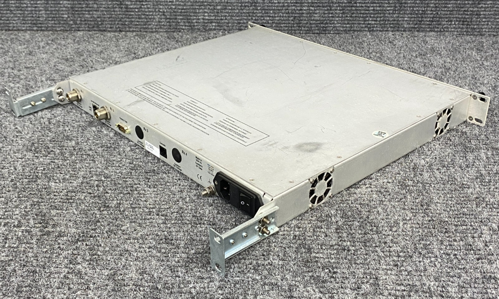 Comtech EF Data CDD-562L L-Band Satellite Dual Demodulator w/ Rack Ears & Cord