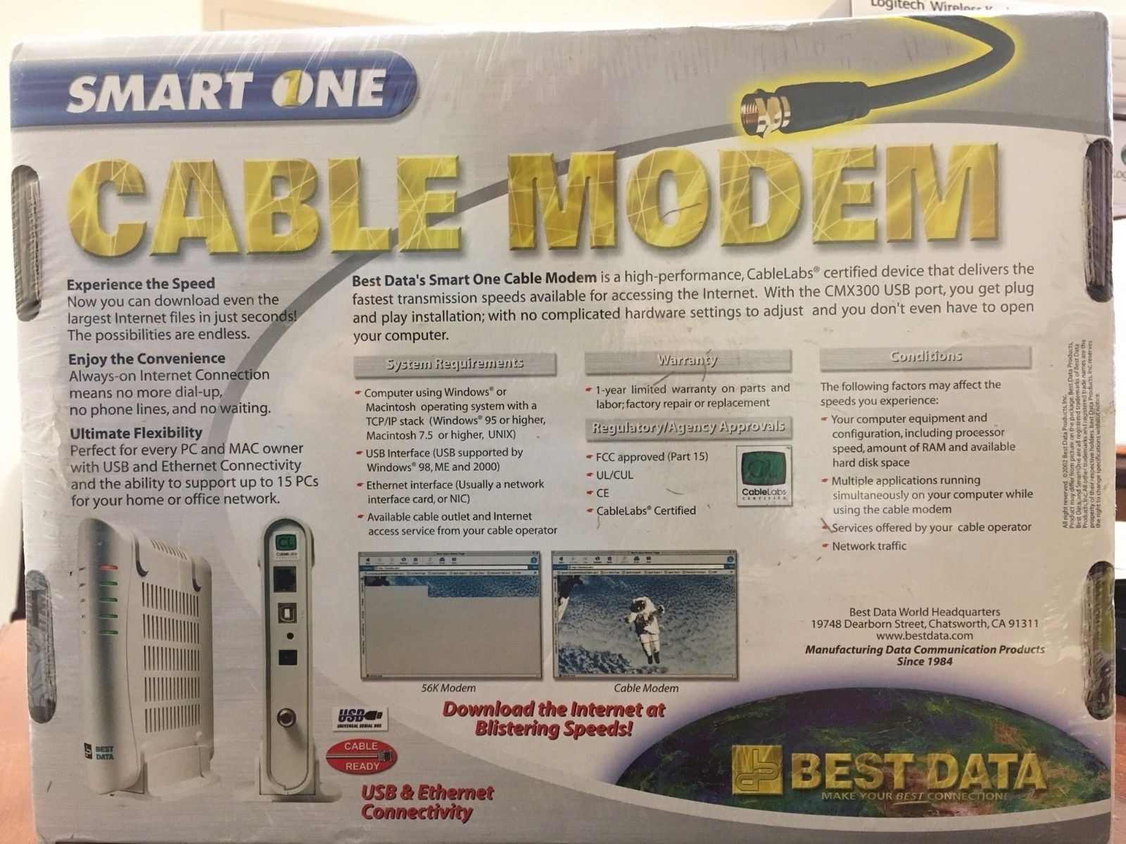 Smart One CMX300 Cable Modem