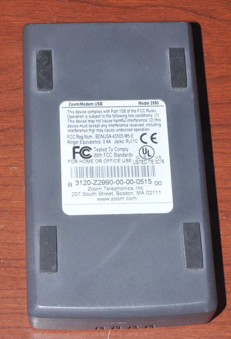 Zoom 2990 Zoom 56K V.90 Modem Windows 9x