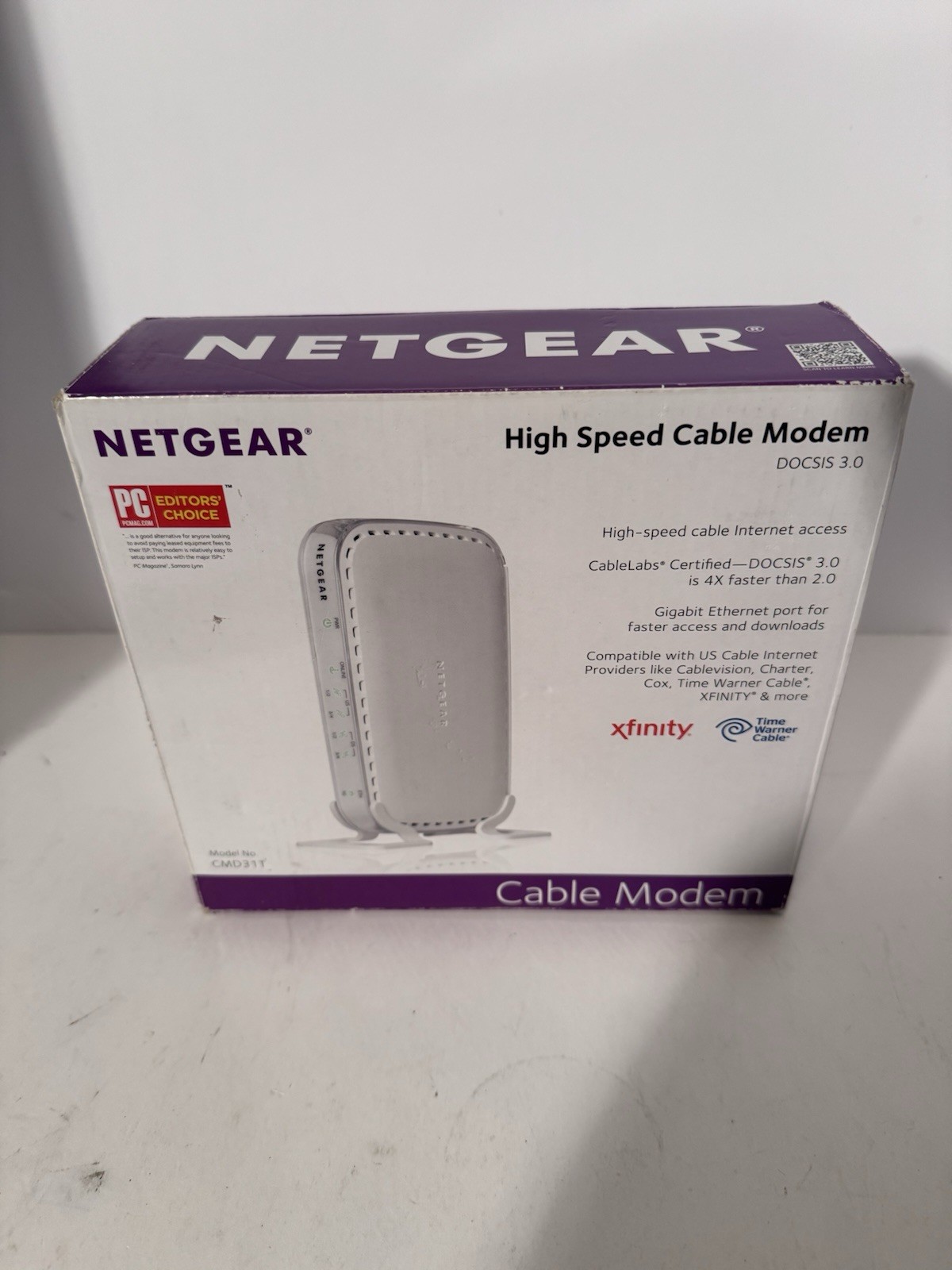 Netgear CMD31T High-Speed Cable Modem DOCSIS 3.0