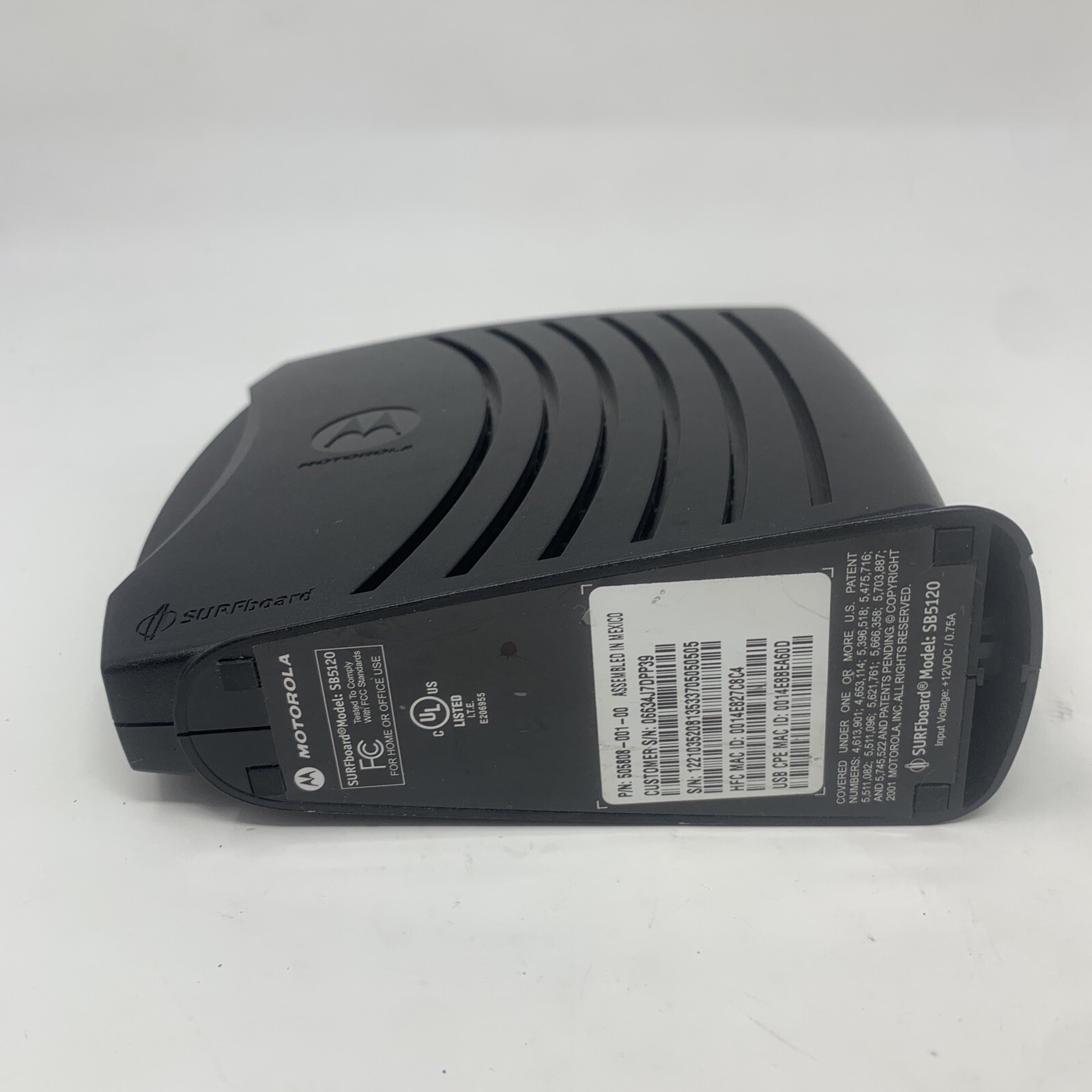 Motorola Surfboard Modem Model SB5120 DOCSIS 2.0 Unit Only No Power Supply