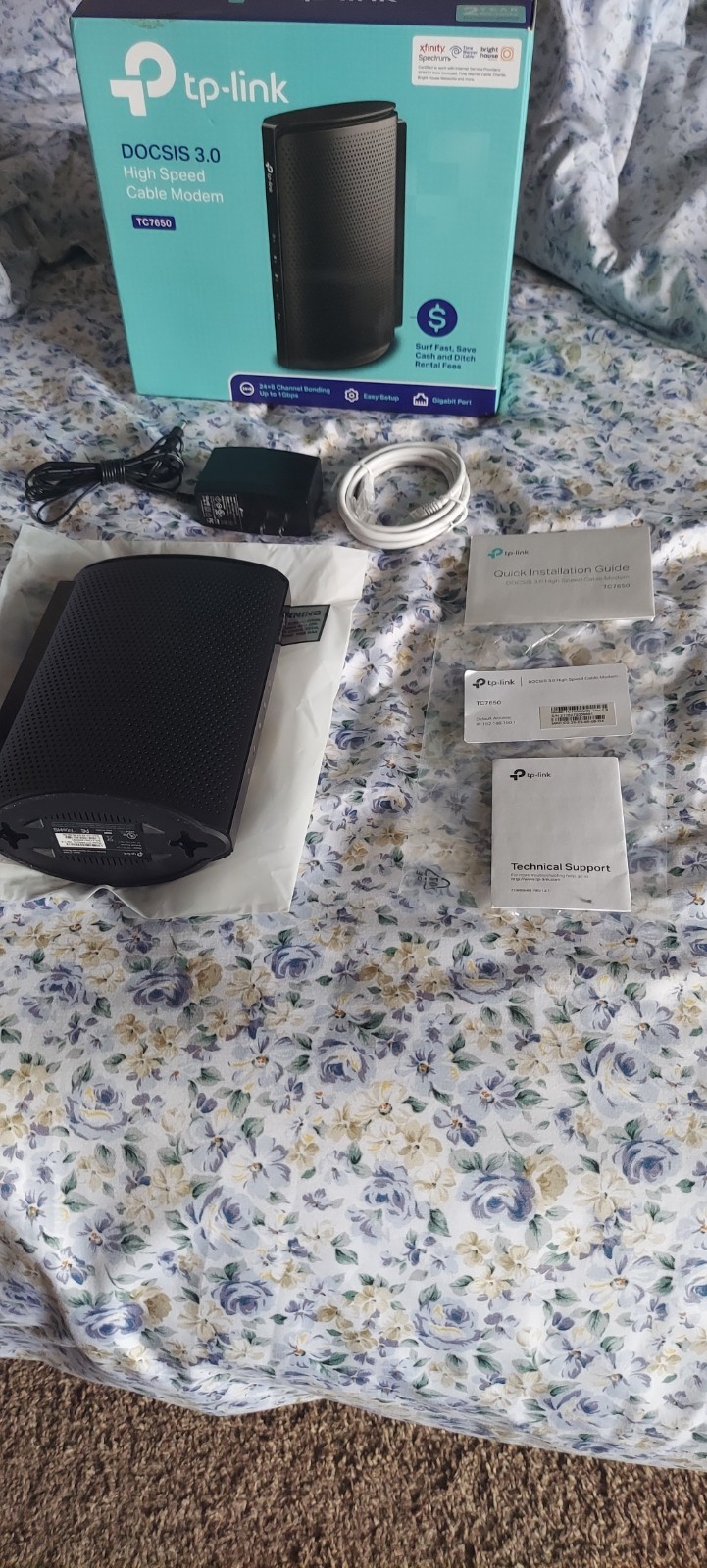 TP Link TC 7650 High Speed Cable Modem Up To 1000mbps DOCSIS 3.0