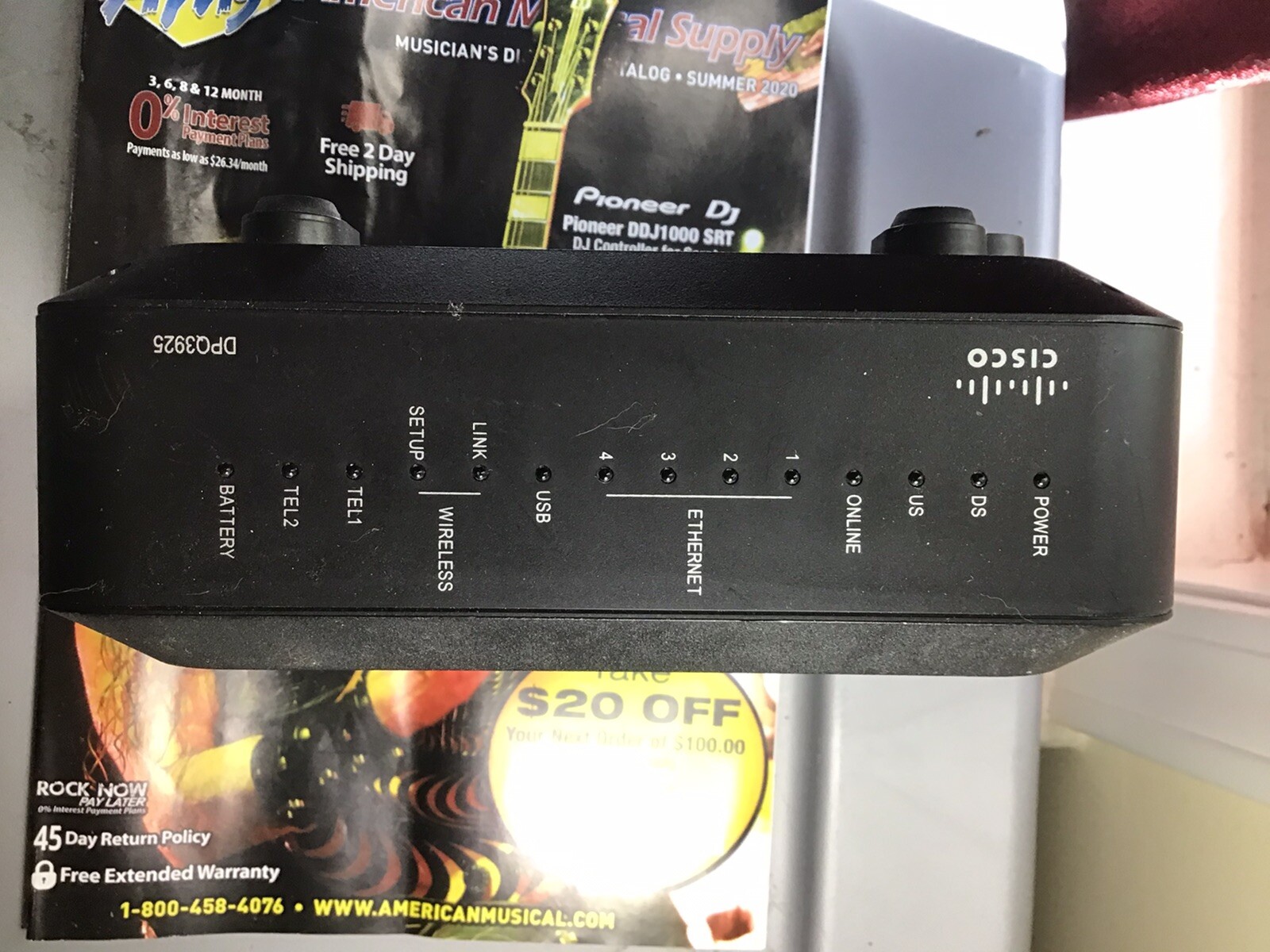 Cisco DPQ3925 Residential Gateway Modem