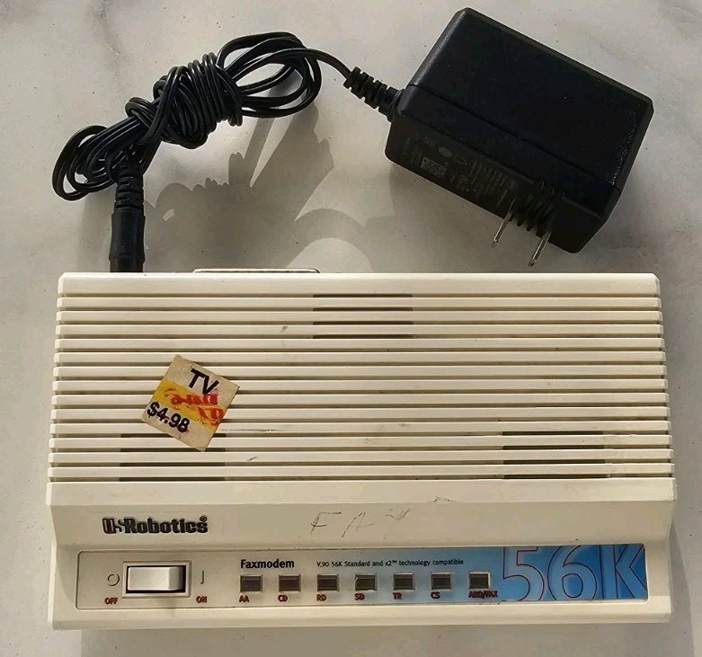 US Robotics 568602 56K Sportster External Faxmodem V90 & x2 00 – Power Supply