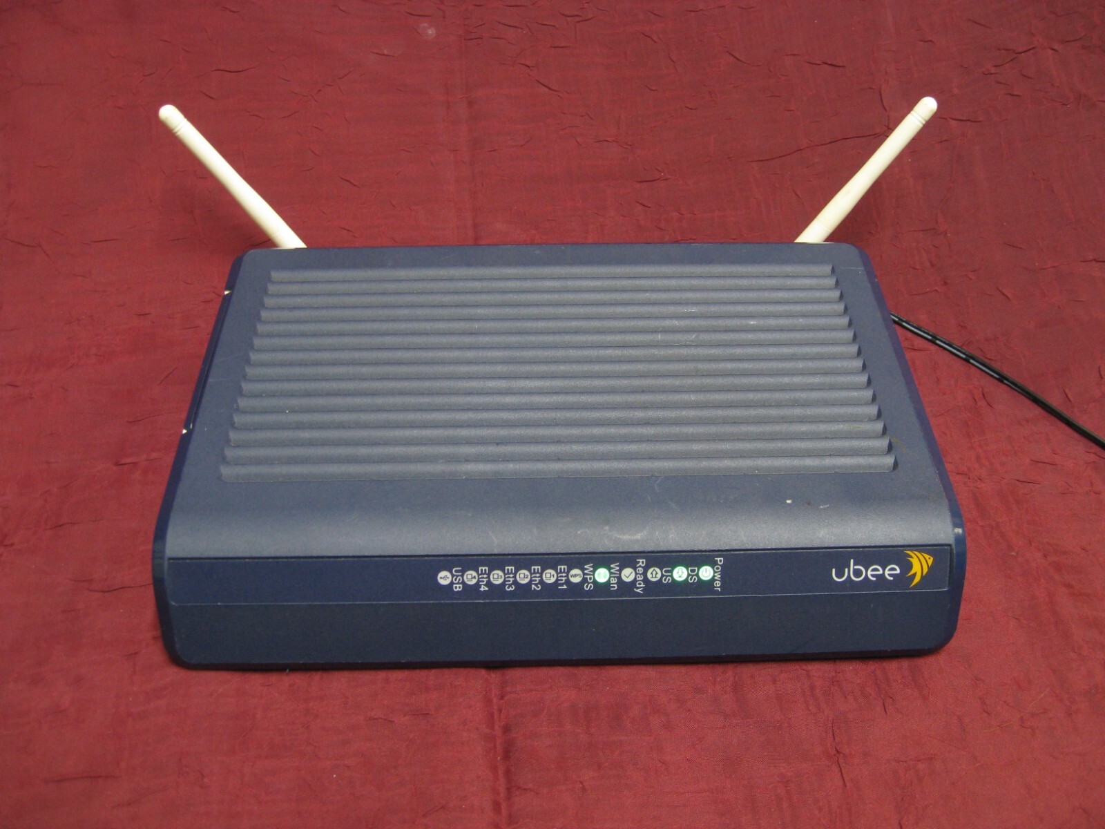 UBEE DDW3610 Dual-Stream N Wireless Cable Modem With Ethernet & Power Cord