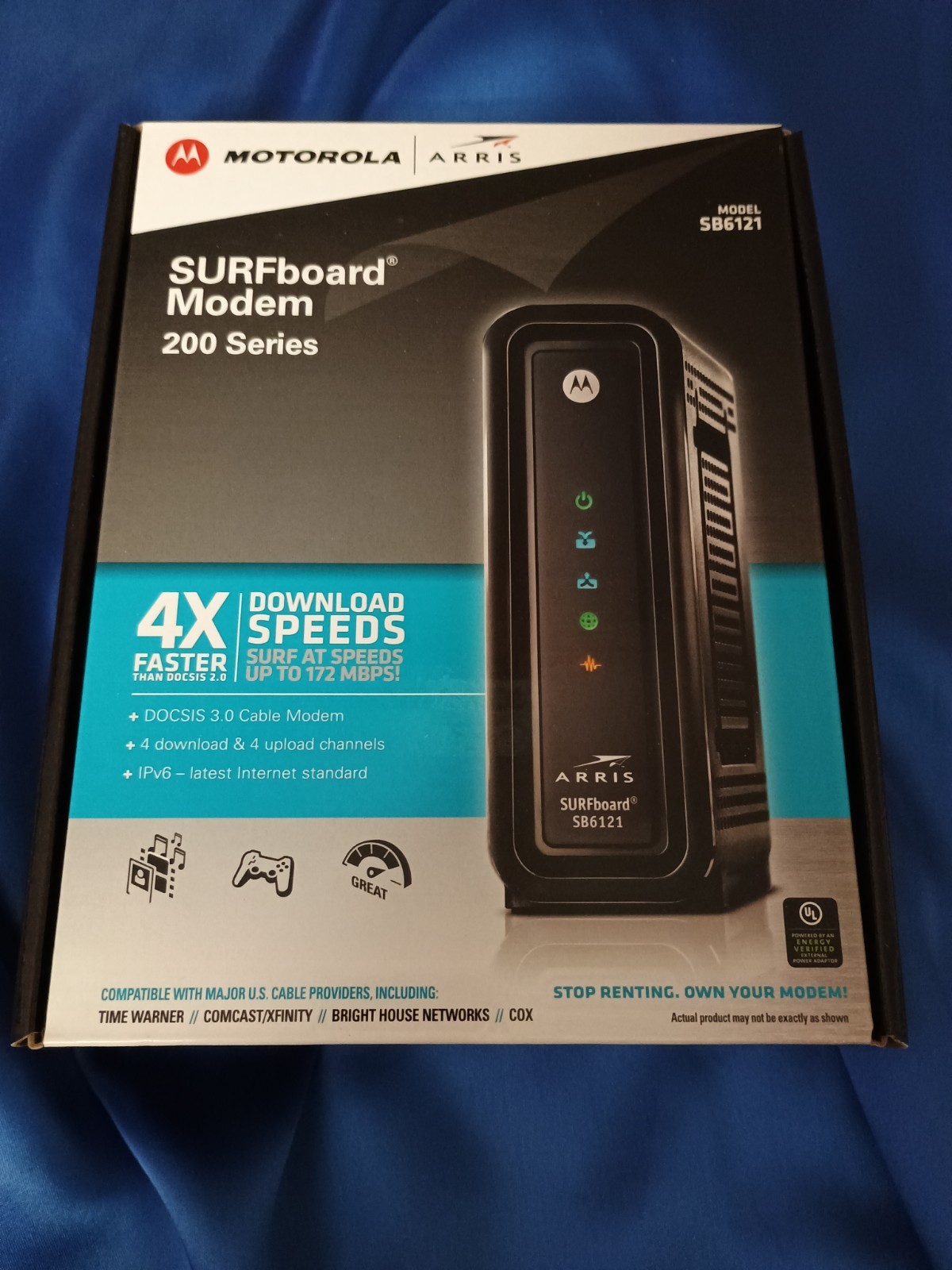 Motorola SURFboard SB6121 (575319-019-00) 199.68 Mbps