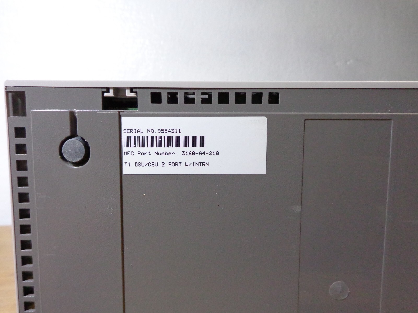 AT&T PARADYNE 3610-A4-210-0GB MODEM 2151-DA2 Acculink t1 DSU/CSU(No AC Adapter)