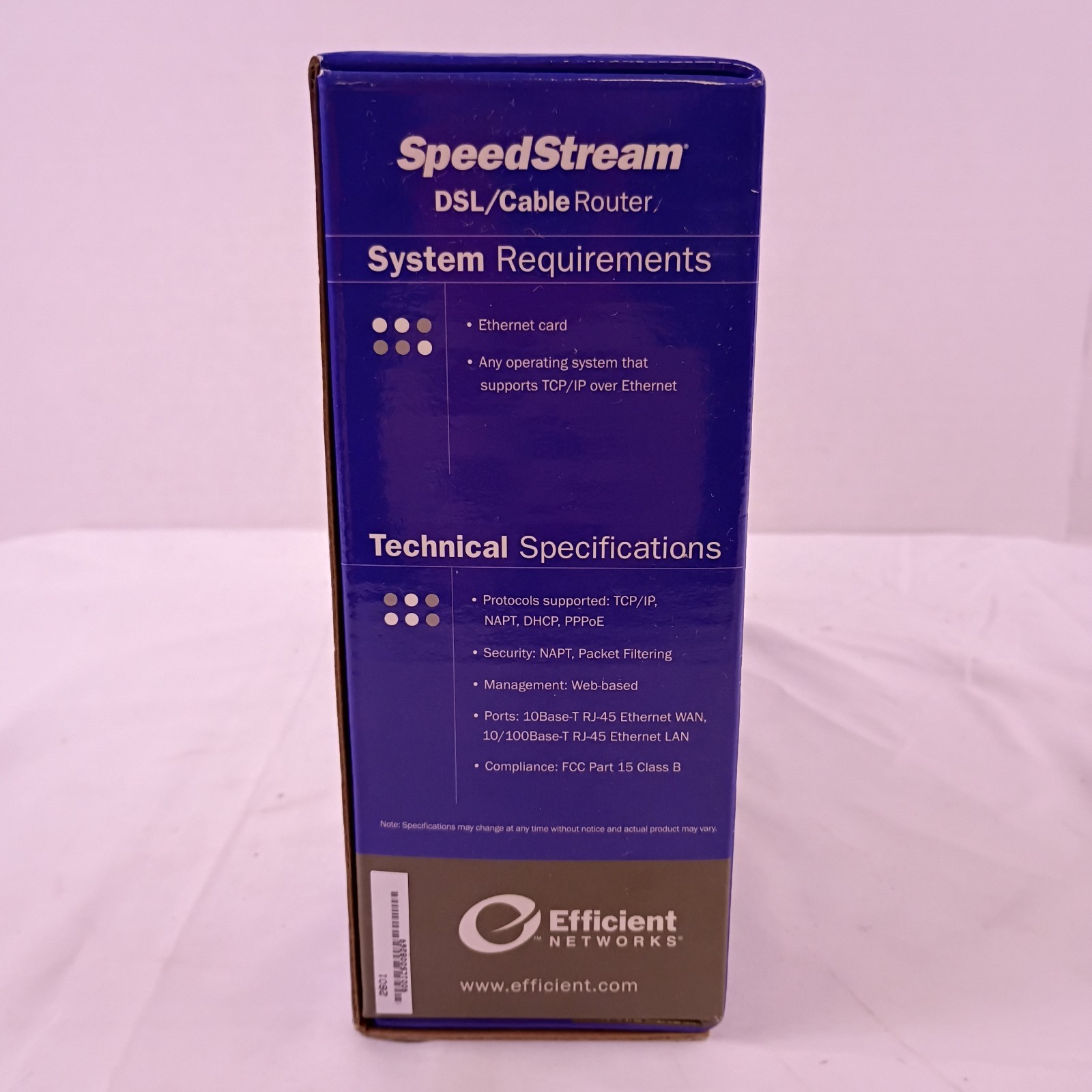 SpeedStream Broadband Internet Gateway DSL/Cable Router ResidentialSeries NIB