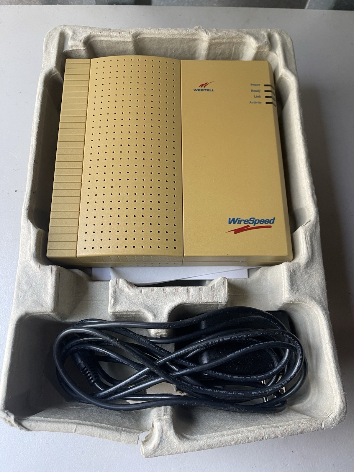 Westell WireSpeed DSL Modem – With Power Adapter Vintage Telecom