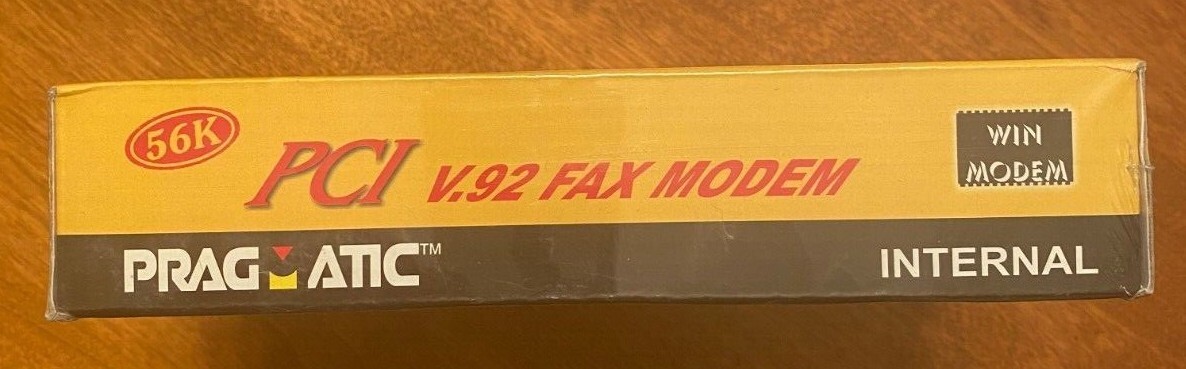 Pragmatic 56K PCI v.92 Fax Modem Internal – NEW