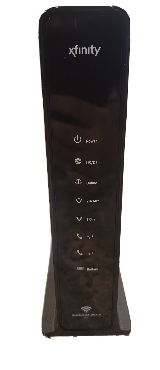Xfinity Arris XB3 DualBand Wifi Router 802.11AC Cable Modem Black