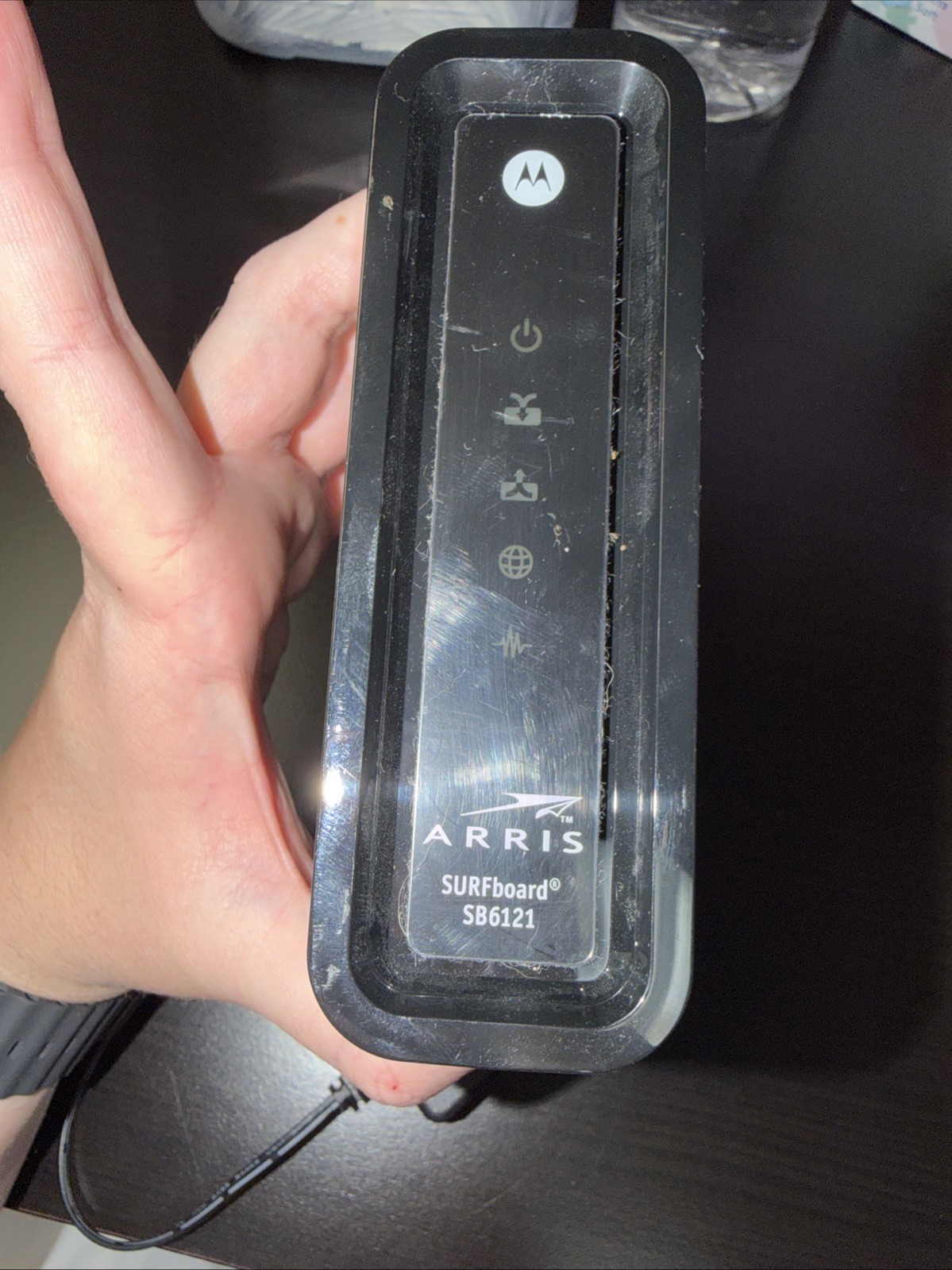 ARRIS Surfboard Model SB6121 DOCSIS 3.0 Cable Modem with CAT 5cable/AC Adapter