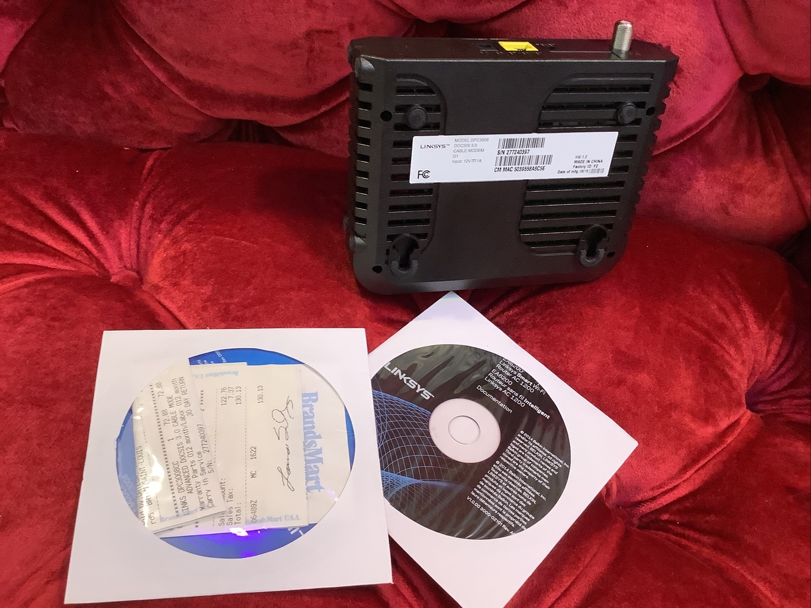 BRAND NEW – CISCO Linksys DPC3008 Advanced DOCSIS 3.0 Cable Modem